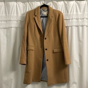 J.Crew tan pea coat